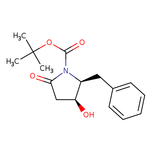 tert-Butyl (2s,3s)-2-benzyl-3-hydroxy-5-oxopyrrolidine-1-carboxylate