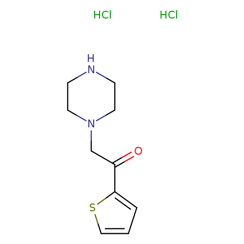 2-Piperazin-1-yl-1-(2-thienyl)ethanone dihydrochloride