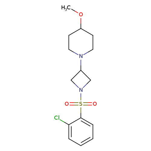 1-[1-(2-chlorobenzenesulfonyl)azetidin-3-yl]-4-methoxypiperidine
