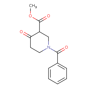 1-Benzoyl-4-oxo-nipecotic acid methyl ester