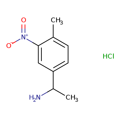 1-(4-methyl-3-nitrophenyl)ethan-1-amine hydrochloride