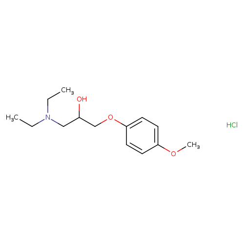 1-(DIETHYLAMINO)-3-(4-METHOXYPHENOXY)PROPAN-2-OL HYDROCHLORIDE