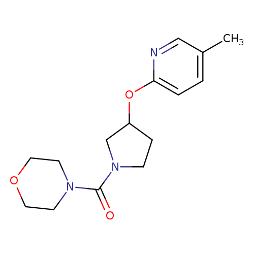 4-{3-[(5-methylpyridin-2-yl)oxy]pyrrolidine-1-carbonyl}morpholine