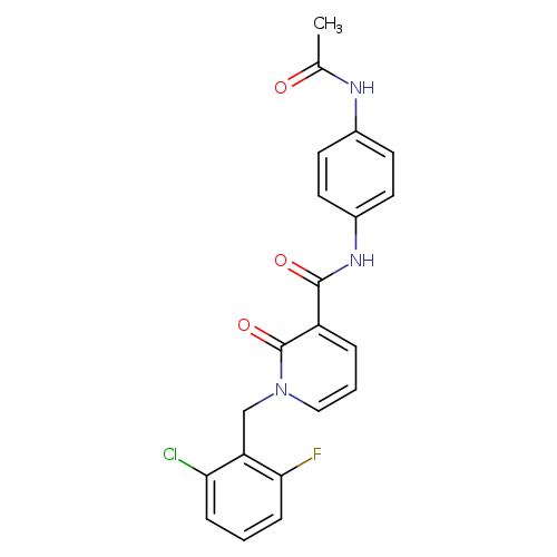 1-[(2-chloro-6-fluorophenyl)methyl]-N-(4-acetamidophenyl)-2-oxo-1,2-dihydropyridine-3-carboxamide