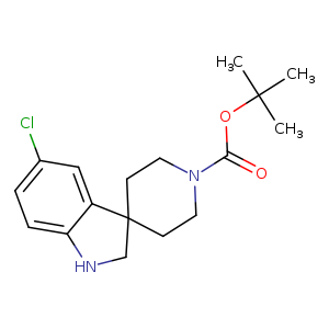 tert-butyl 5-chlorospiro[indoline-3,4'-piperidine]-1'-carboxylate