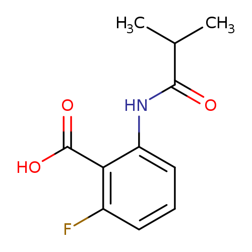 2-Fluoro-6-(2-methylpropanamido)benzoic acid