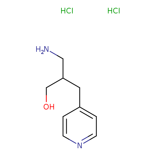 3-amino-2-[(pyridin-4-yl)methyl]propan-1-ol dihydrochloride