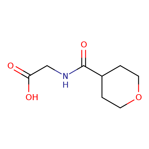 2-(Tetrahydro-2H-pyran-4-carboxamido)acetic acid