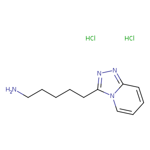 5-{[1,2,4]triazolo[4,3-a]pyridin-3-yl}pentan-1-amine dihydrochloride