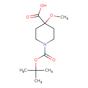 1-Boc-4-Methoxy-4-Carbocylic acid