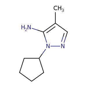 1-Cyclopentyl-4-methyl-1H-pyrazol-5-amine