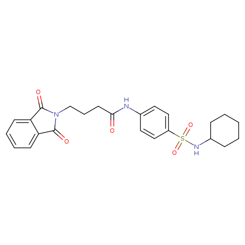 N-[4-(cyclohexylsulfamoyl)phenyl]-4-(1,3-dioxo-2,3-dihydro-1H-isoindol-2-yl)butanamide