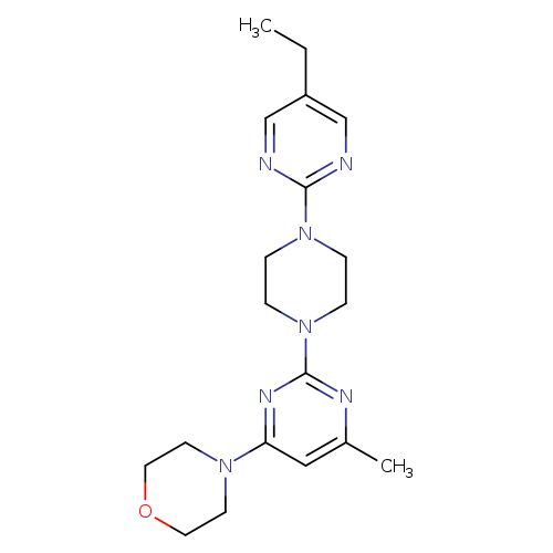4-{2-[4-(5-ethylpyrimidin-2-yl)piperazin-1-yl]-6-methylpyrimidin-4-yl}morpholine