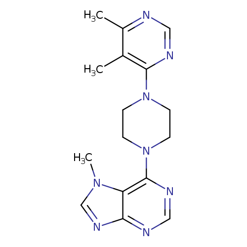 6-[4-(5,6-dimethylpyrimidin-4-yl)piperazin-1-yl]-7-methyl-7H-purine