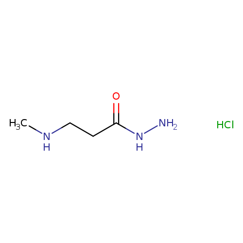 3-(methylamino)propanehydrazide hydrochloride