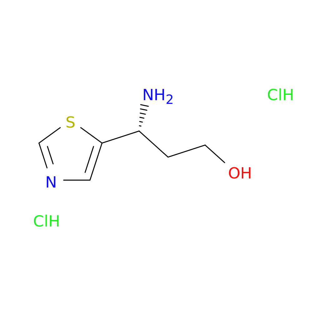 (3R)-3-amino-3-(1,3-thiazol-5-yl)propan-1-ol dihydrochloride