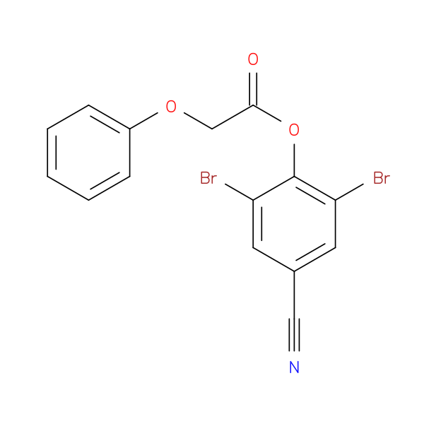 2,6-dibromo-4-cyanophenyl 2-phenoxyacetate