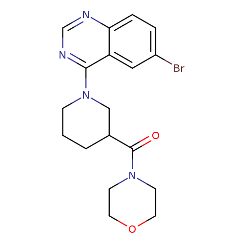 6-bromo-4-[3-(morpholine-4-carbonyl)piperidin-1-yl]quinazoline