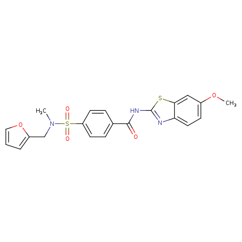 4-{[(furan-2-yl)methyl](methyl)sulfamoyl}-N-(6-methoxy-1,3-benzothiazol-2-yl)benzamide