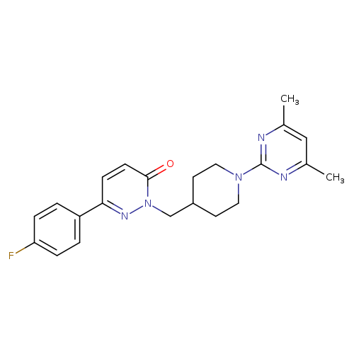 2-{[1-(4,6-dimethylpyrimidin-2-yl)piperidin-4-yl]methyl}-6-(4-fluorophenyl)-2,3-dihydropyridazin-3-one