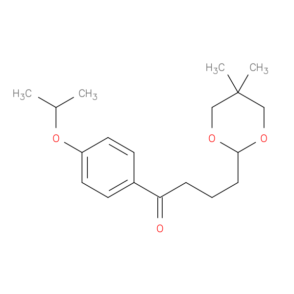 4-(5,5-Dimethyl-1,3-dioxan-2-yl)-4'-isopropoxybutyrophenone
