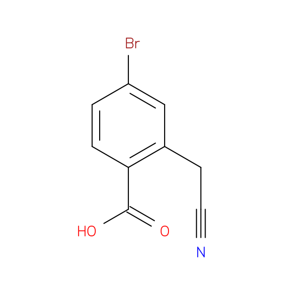4-Bromo-2-(cyanomethyl)benzoic acid