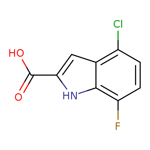 4-Chloro-7-fluoro-1h-indole-2-carboxylic acid