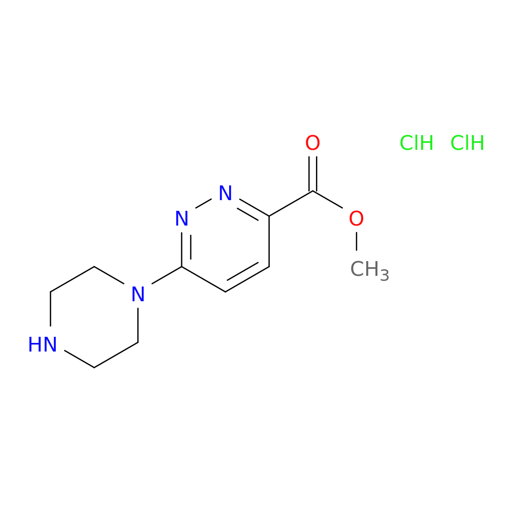 methyl 6-(piperazin-1-yl)pyridazine-3-carboxylate dihydrochloride