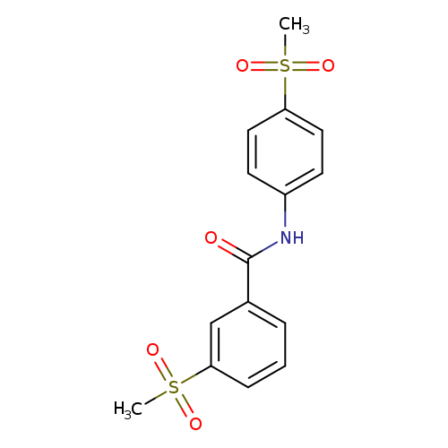 3-methanesulfonyl-N-(4-methanesulfonylphenyl)benzamide