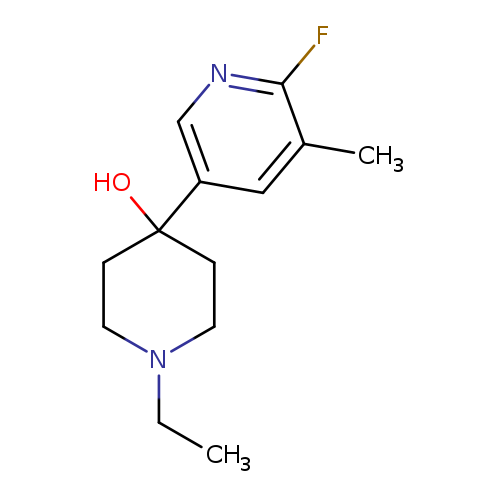 1-Ethyl-4-(6-fluoro-5-methylpyridin-3-yl)piperidin-4-ol