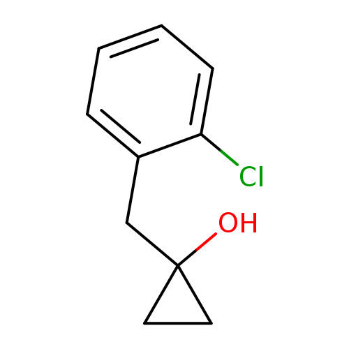1-[(2-chlorophenyl)methyl]cyclopropan-1-ol