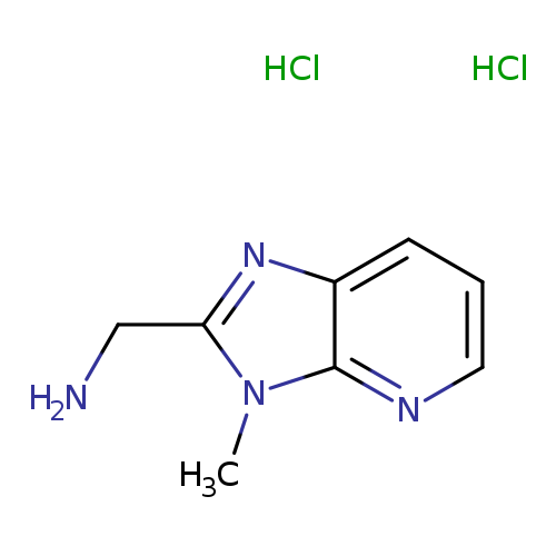 {3-methyl-3H-imidazo[4,5-b]pyridin-2-yl}methanamine dihydrochloride