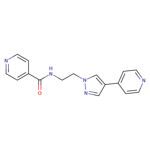 N-{2-[4-(pyridin-4-yl)-1H-pyrazol-1-yl]ethyl}pyridine-4-carboxamide