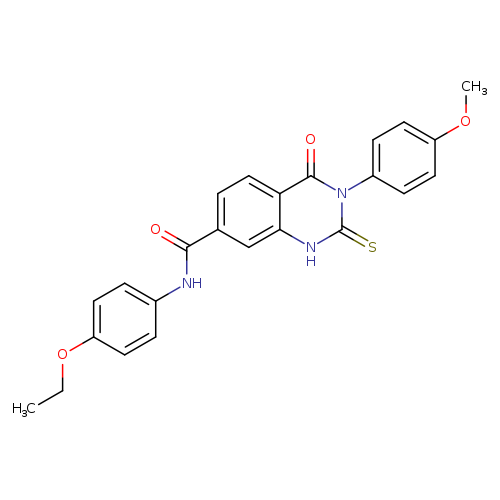 N-(4-ethoxyphenyl)-3-(4-methoxyphenyl)-4-oxo-2-sulfanylidene-1,2,3,4-tetrahydroquinazoline-7-carboxamide
