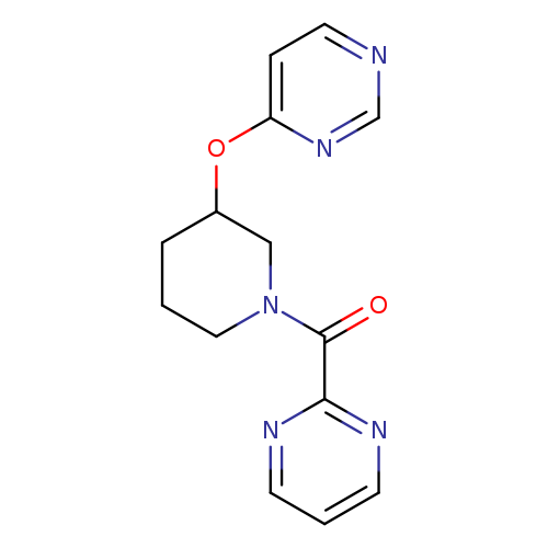 2-[3-(pyrimidin-4-yloxy)piperidine-1-carbonyl]pyrimidine