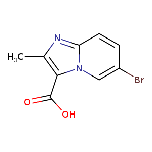 Imidazo[1,2-a]pyridine-3-carboxylic acid, 6-bromo-2-methyl-