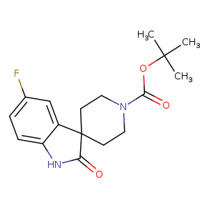 tert-butyl 5-fluoro-2-oxospiro[indoline-3,4'-piperidine]-1'-carboxylate