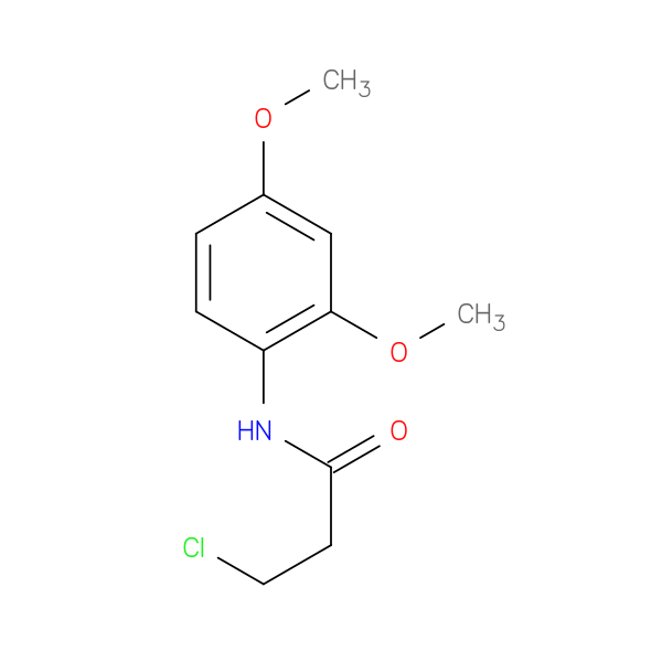 3-Chloro-n-(2,4-dimethoxyphenyl)propanamide