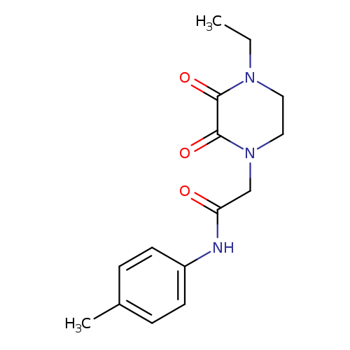 2-(4-ethyl-2,3-dioxopiperazin-1-yl)-N-(4-methylphenyl)acetamide