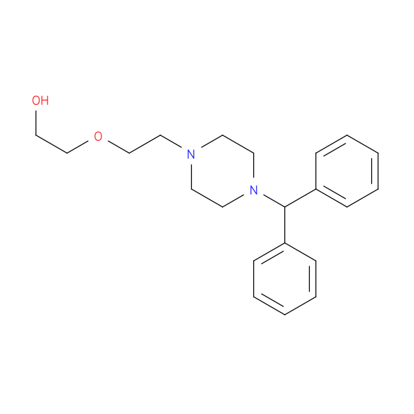 2-[2-(4-benzhydrylpiperazin-1-yl)ethoxy]ethanol