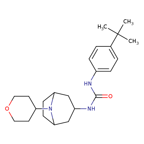 1-(4-tert-butylphenyl)-3-[8-(oxan-4-yl)-8-azabicyclo[3.2.1]octan-3-yl]urea