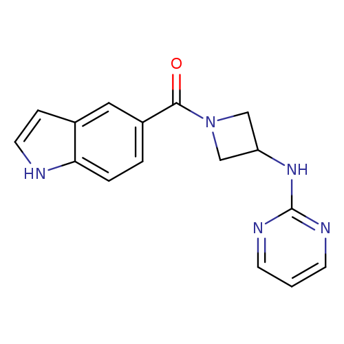 N-[1-(1H-indole-5-carbonyl)azetidin-3-yl]pyrimidin-2-amine