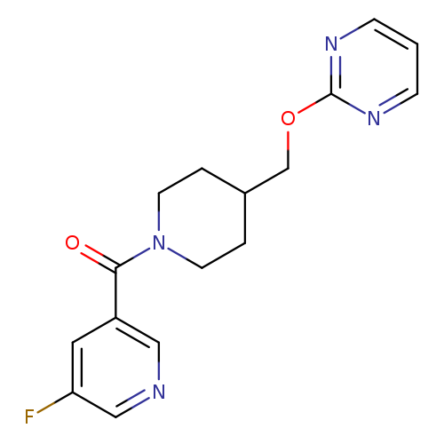 2-{[1-(5-fluoropyridine-3-carbonyl)piperidin-4-yl]methoxy}pyrimidine