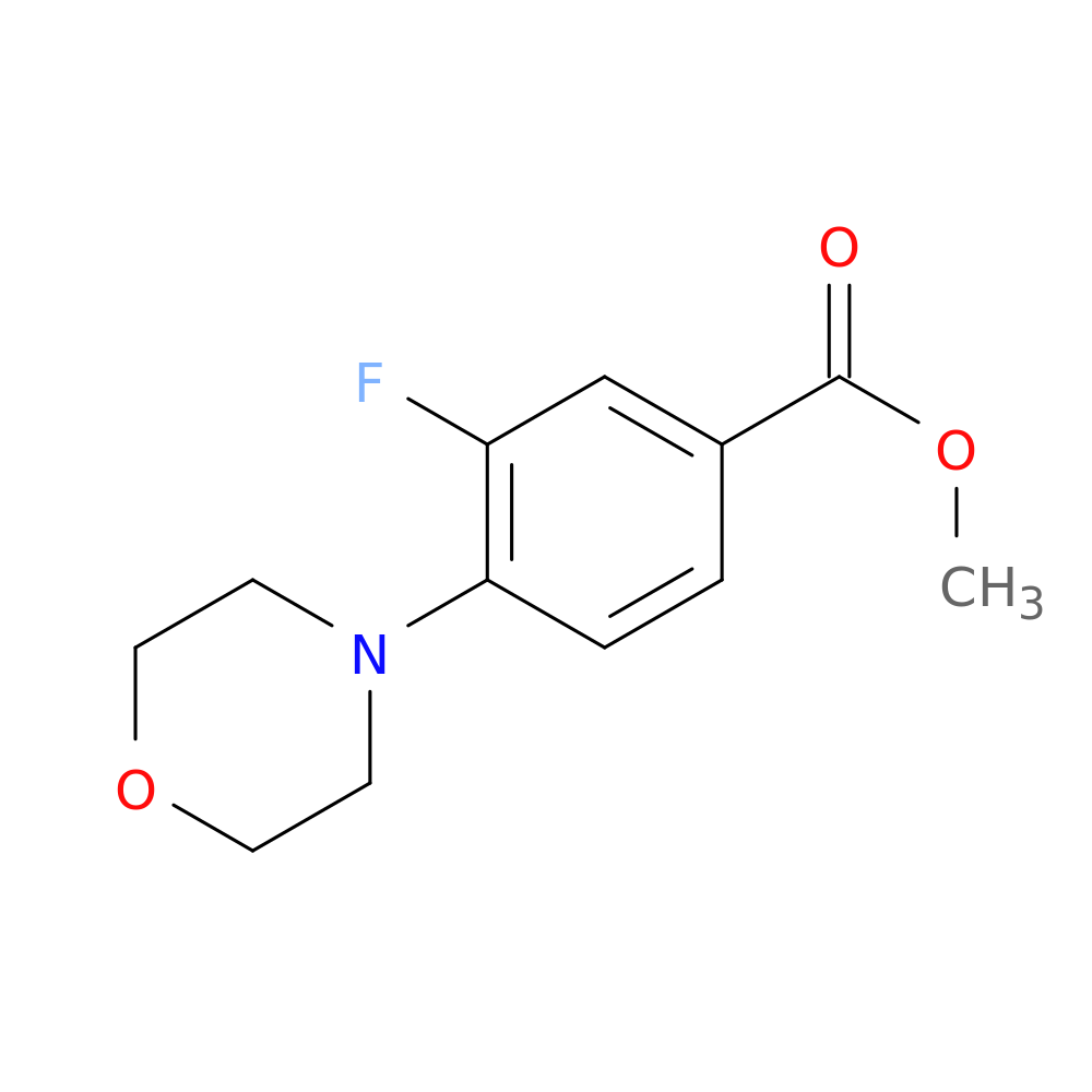 Methyl 3-fluoro-4-morpholinobenzoate
