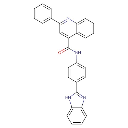 N-[4-(1H-1,3-benzodiazol-2-yl)phenyl]-2-phenylquinoline-4-carboxamide