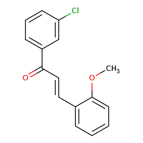 (2E)-1-(3-chlorophenyl)-3-(2-methoxyphenyl)prop-2-en-1-one