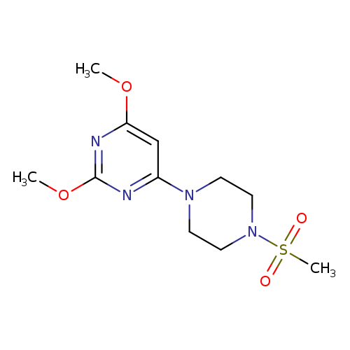 4-(4-methanesulfonylpiperazin-1-yl)-2,6-dimethoxypyrimidine