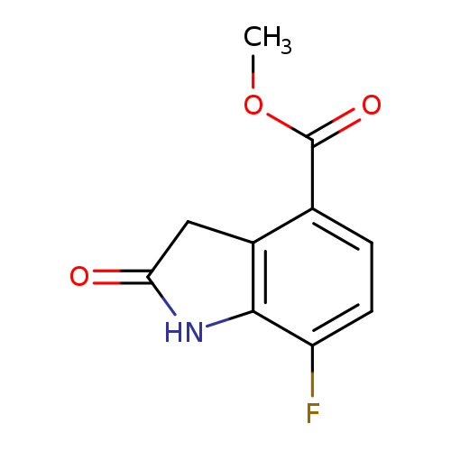 1H-Indole-4-carboxylic acid, 7-fluoro-2,3-dihydro-2-oxo-, methyl ester