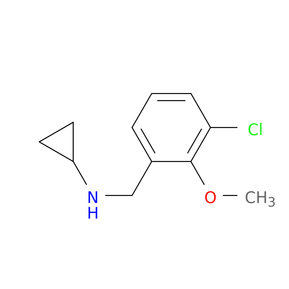 N-[(3-chloro-2-methoxyphenyl)methyl]cyclopropanamine
