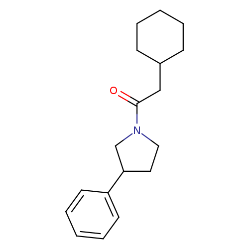 2-cyclohexyl-1-(3-phenylpyrrolidin-1-yl)ethan-1-one